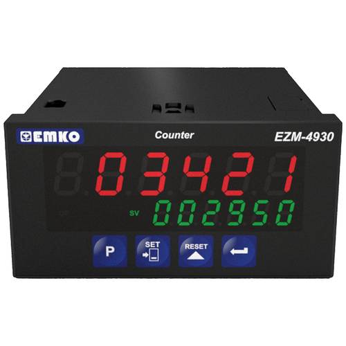 Emko ESM-4930 2-Punkt, P, PI, PD, PID Universalregler Pt100 -200 bis +1700 °C Relais 5 A (L x B x H) 86.5 x 48 x 96 mm