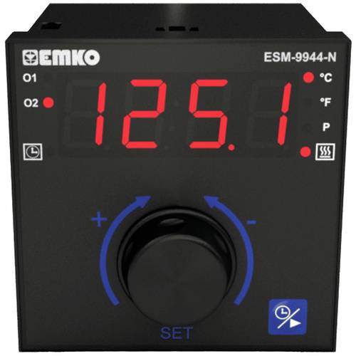 Thumbnail - Emko ESM-9944-N 2-Punkt, P, PI, PD, PID Temperaturregler Pt100 -200 bis +1700 °C Relais 5 A (L x B x H) 100 x 96 x 96 mm