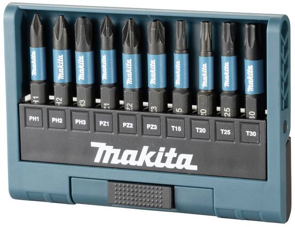 Makita Impact Black Bit-Set 10-tlg E-12011 Bit-Set