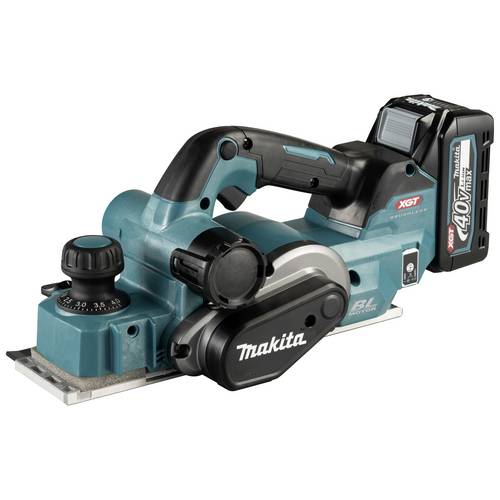 Makita KP001GM201 Akku-Hobel inkl. Akku, inkl. 2. Akku, inkl. Ladegerät Hobel-Breite: 82 mm 4.0 Ah Falztiefe (max.): 50 ...
