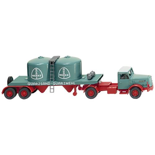 Wiking 053405 H0 LKW Modell Henschel Chemikaliensattelzug