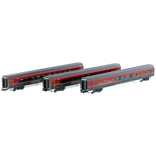 Hobbytrain H25225 N 3er Set Personenwagen Railjet der ÖBB 3er Set