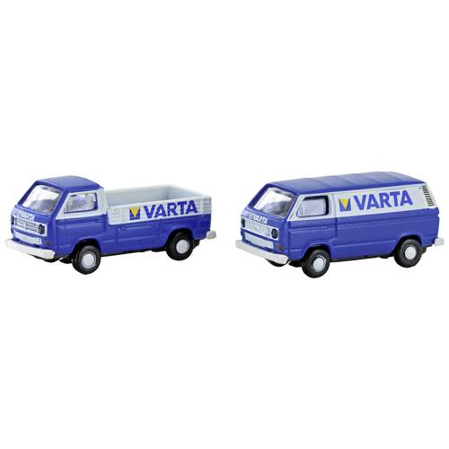 Minis by Lemke LC4345 N PKW Modell Volkswagen T3 2er-Set VARTA