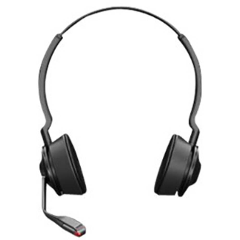 Jabra Engage 55 On Ear headset Telefoon DECT Stereo Zwart Volumeregeling, Microfoon uitschakelbaar (
