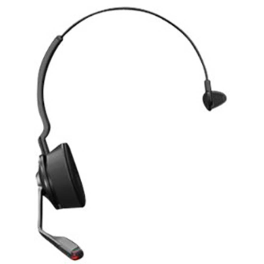 Jabra Engage 55 On Ear headset Telefoon DECT Mono Zwart Volumeregeling, Microfoon uitschakelbaar (mu