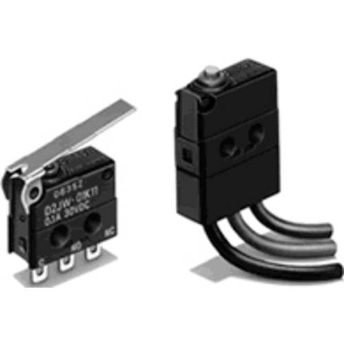 Omron D2JW-01K21 Mikroschalter 30 V/DC 0.1 A 1 x Ein/(Ein) 1 St. Bag