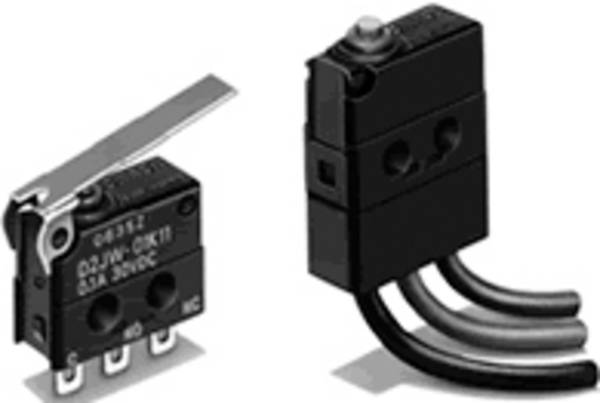Omron D2JW-01K11 Mikroschalter 30 V/DC 0.1 A 1 x Ein/(Ein) 1 St. Bag