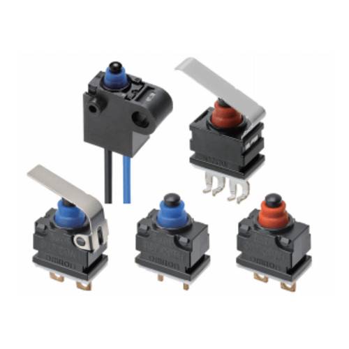 Thumbnail - Omron D2GW-A02H Mikroschalter 13.5 V/DC 0.01 A 1 x Ein/(Aus) 1 St. Bag