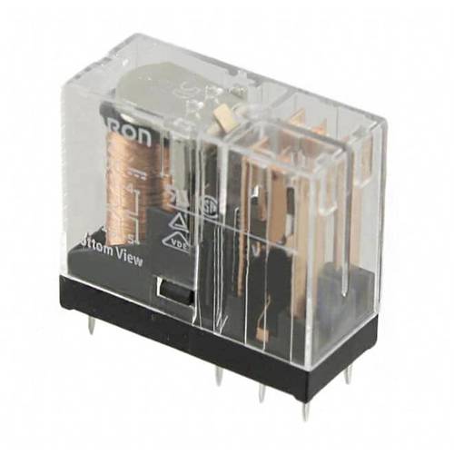 Thumbnail - Omron G2R-2-DC24 Powerrelais 24 V/DC 5 A 2 Wechsler 1 St. Bag