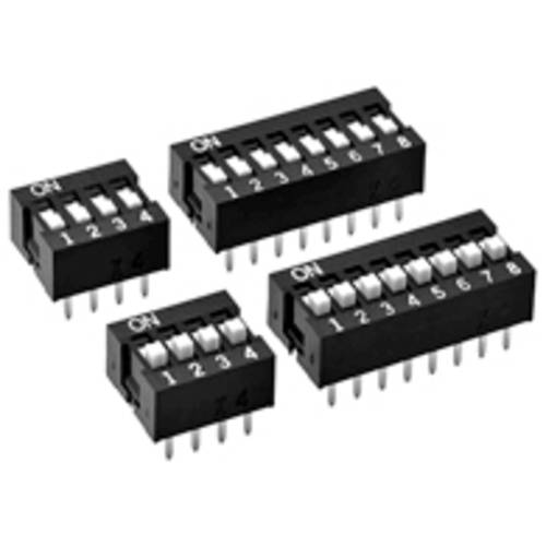 Omron A6E-9104-N DIP-Schalter Polzahl 9 THT 1 St. Bag