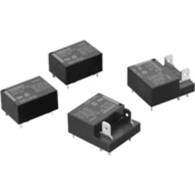 Vier rechteckige elektronische Bauteile mit Beschriftung und Metallpins. Sie sind in einer diagonalen Anordnung dargestellt.