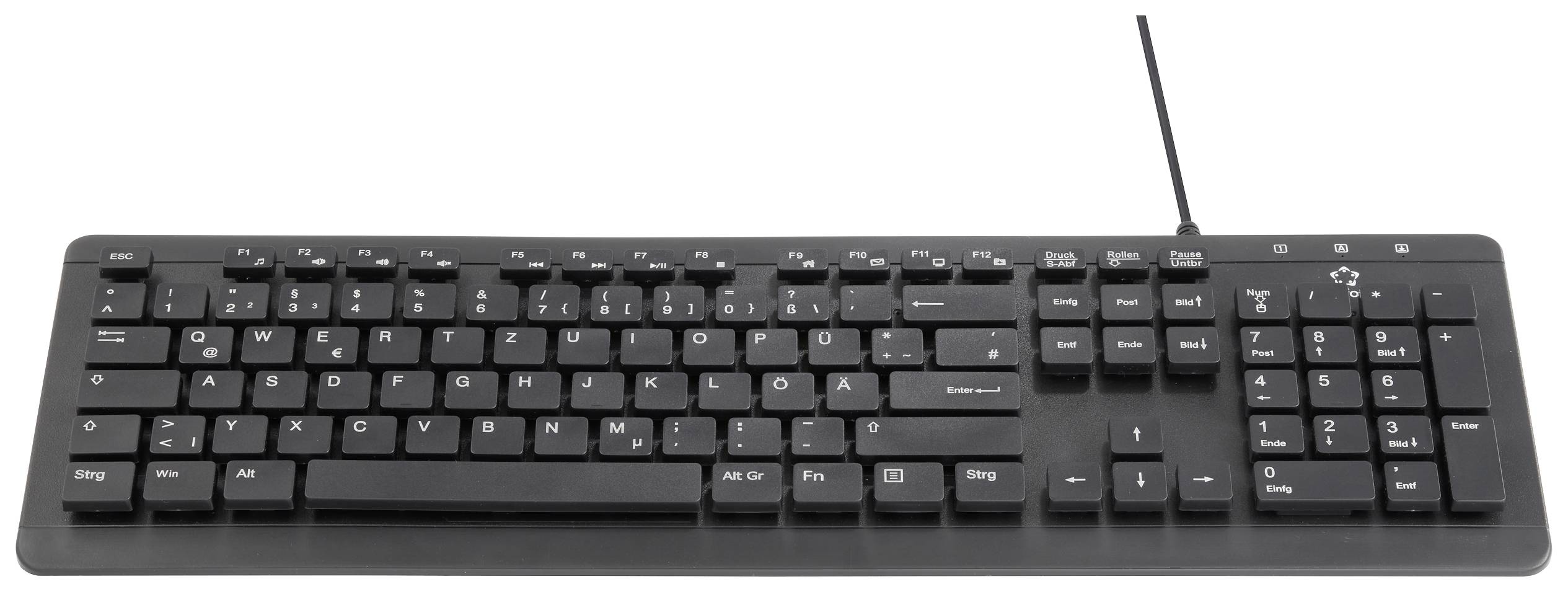 USB-Tastatur RF-KB-300 Schwarz-3
