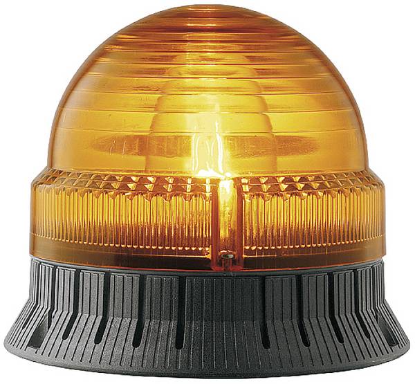 Grothe Blitzleuchte LED MBZ 8411 38411 Orange Blitzlicht, Dauerlicht 12 V, 24 V