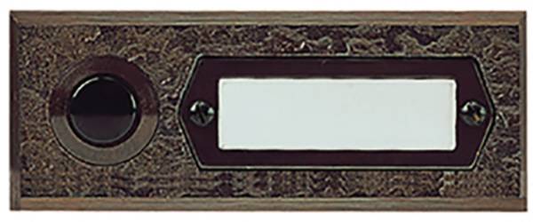 Grothe 55511 Klingeltaster mit Namensschild  Bronze