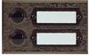 Grothe 55512 Klingeltaster mit Namensschild Bronze