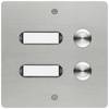 Grothe 55402 Klingeltaster mit Namensschild Edelstahl V2A