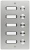Grothe 55405 Klingeltaster mit Namensschild Edelstahl V2A