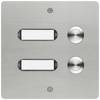 Grothe 55502 Klingeltaster mit Namensschild Edelstahl V2A