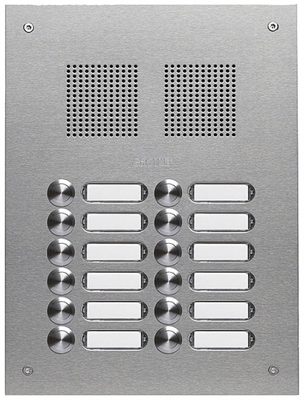 Grothe TS 788 2-6 Türsprechanlage Außeneinheit Edelstahl V2A (gebürstet)