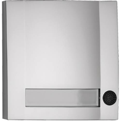 Grothe 51113 Klingeltaster mit Namensschild Silber, Schwarz (matt), Schwarz (RAL 9005)