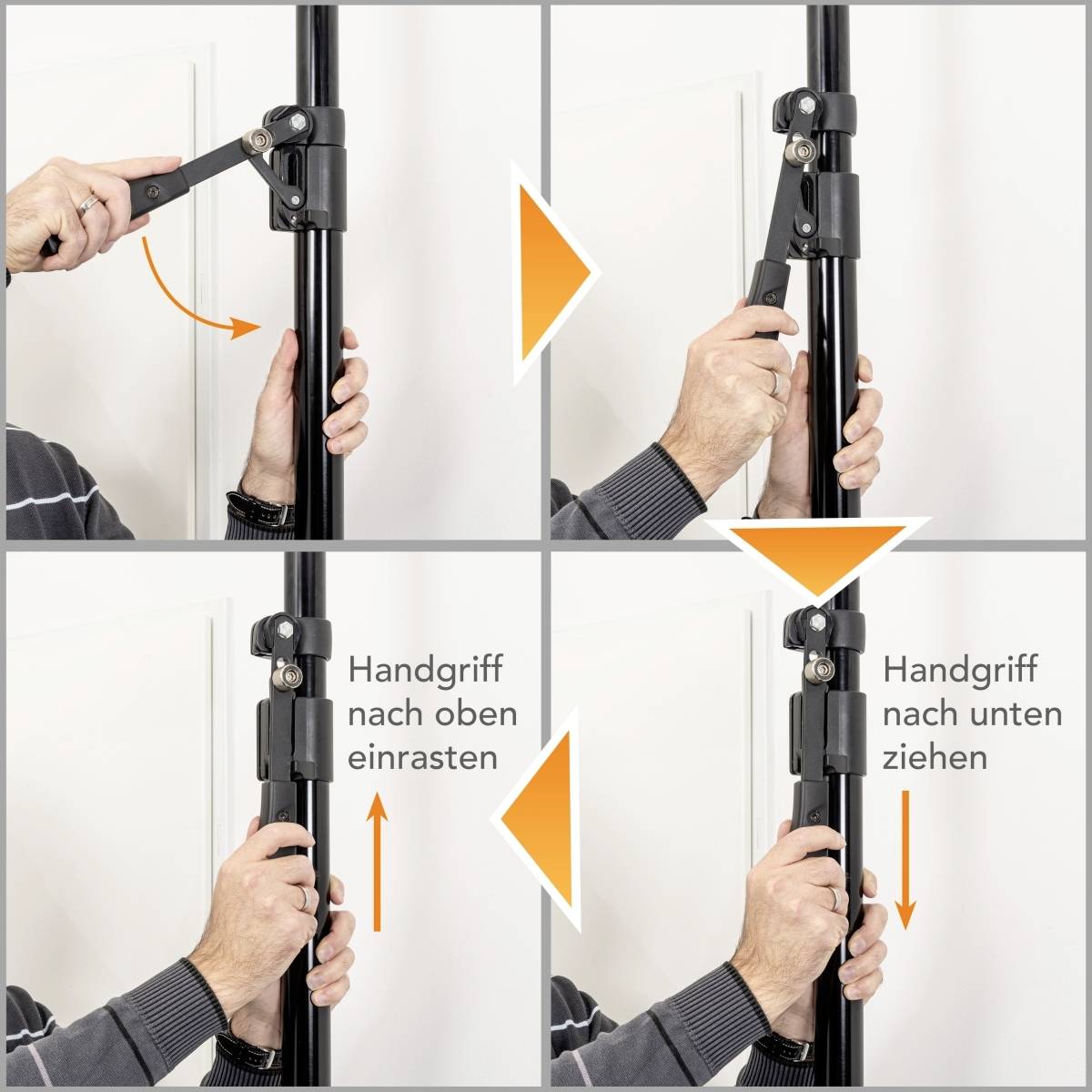 WALIMEX - pro Autopole 220-380cm inkl. Superklemme-5
