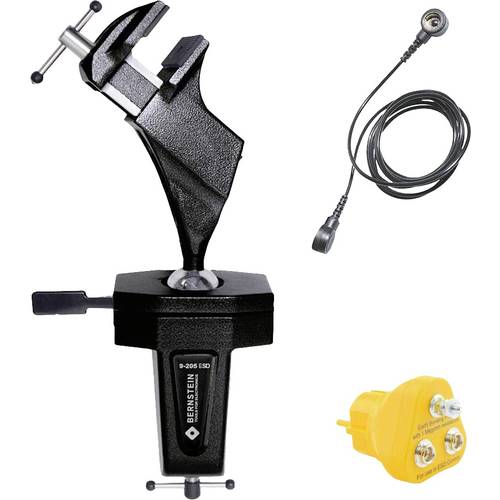 Bernstein Tools for Electronics ESD Schraubstock 9-205-ESD-SET1 Backenbreite: 50 mm Spann-Weite (max.): 70 mm