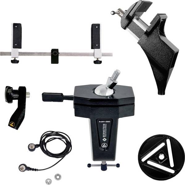 BERNSTEIN Tools for Electronics ESD Schraubstock 9-250-ESD Backenbreite: 270 mm Spann-Weite (max.): 270 mm