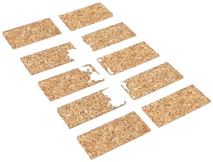 BERNSTEIN Tools for Electronics Korkaufkleber KORK-050x25x3 Backenbreite: 50 mm
