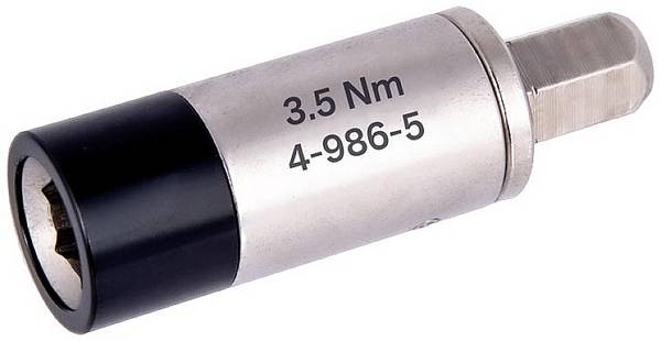 BERNSTEIN Tools for Electronics  4-986-5 Drehmomentadapter  voreingestellt 1/4" (6.3 mm) 3.5 Nm (max)