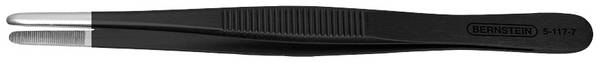 BERNSTEIN Tools for Electronics 5-117-7-13 ESD Pinzette  40 Flach-rund 145 mm