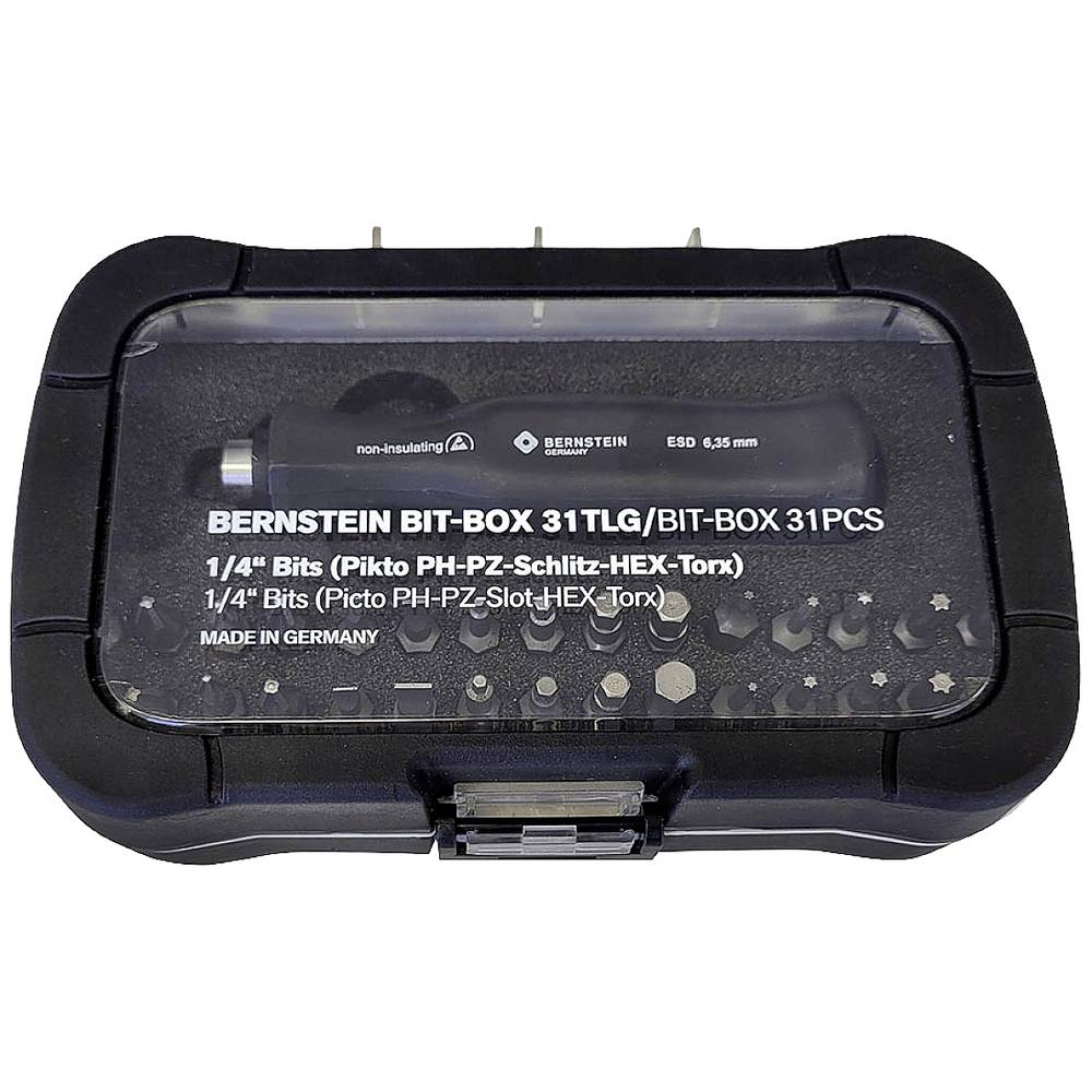 Bernstein Tools 6-355-ESD Bitset 31-delig 1-4 (6.3 mm)
