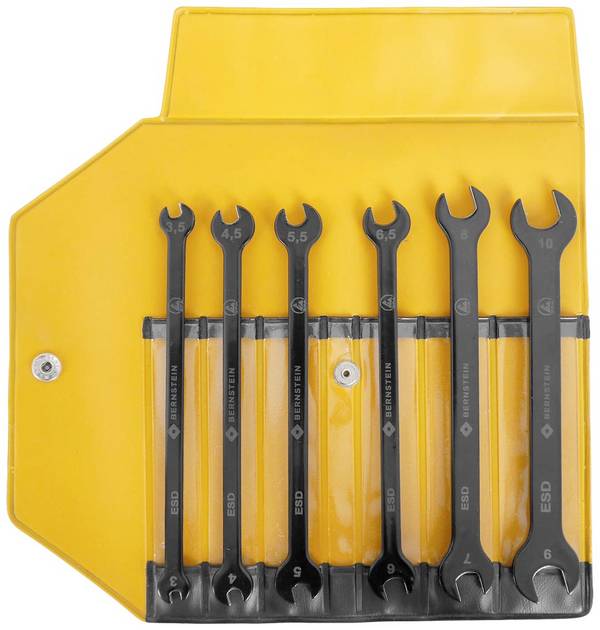 BERNSTEIN Tools for Electronics 6-750-13  Spezial-Gabelschlüssel-Satz 6teilig Schlüsselweite (Metrisch) 02 - 19 mm