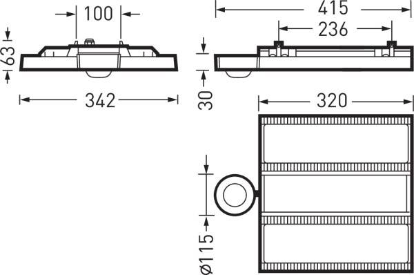 Trilux LED-Hallenleuchte Mirona Fit #7650651-2