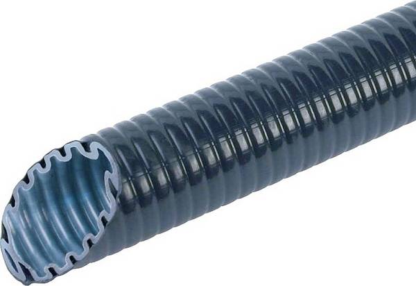 Fränkische Rohrwerke 25410063 FFKuS-ES-F-UV63 sw Wellrohr Schwarz 50.3 mm 25 m