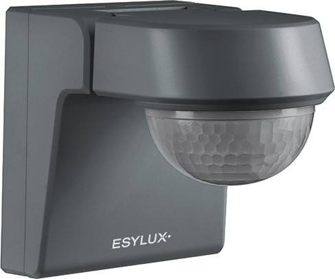 ESYLUX EM10025389 plafond, mural, montage apparent (en saillie) Détecteur de mouvements 230 ° gris IP55, IK07