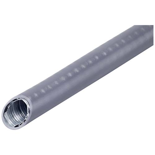 Fränkische Rohrwerke 4870921012 MC-DMC-210-PVC.10 Metallschutzschlauch Grau 10 mm 10 m