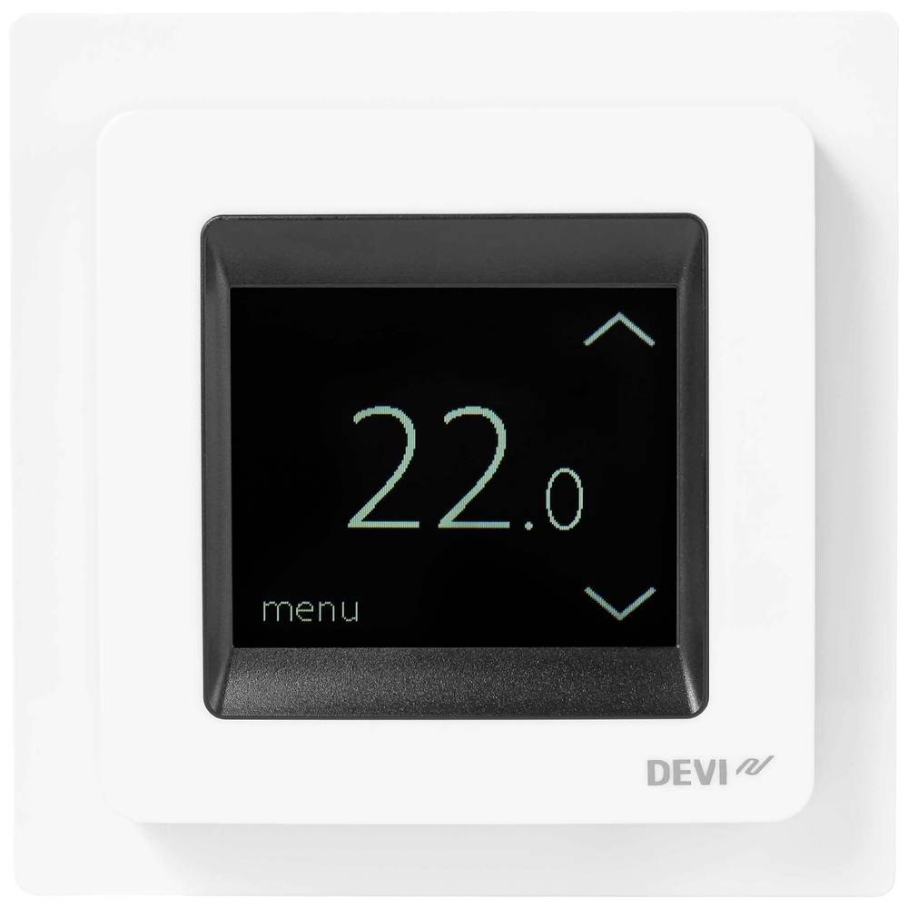 DEVIreg Touch rws Clock thermostat digital white DEVIreg Touch rws
