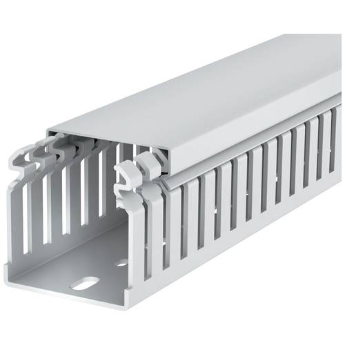 OBO Bettermann 6178585 Verdrahtungskanal Oberteil (L x B x H) 2000 x 50 x 50 mm 18 St. Grau