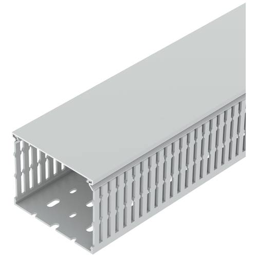 OBO Bettermann 6132568 Verdrahtungskanal Oberteil (L x B x H) 2000 x 100 x 80 mm 12 St. Grau