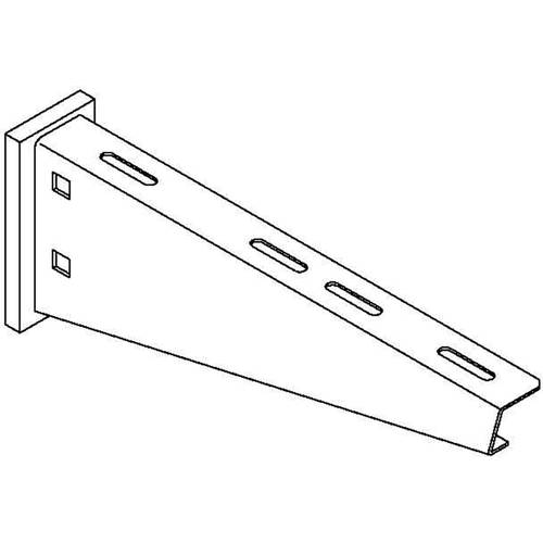 OBO Bettermann 6479663 Wand- und Stielausleger (L x B x H) 310 x 310 x 110 mm 1 St. Grau