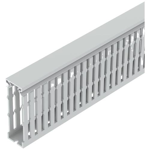 OBO Bettermann 6132560 Verdrahtungskanal Oberteil (L x B x H) 2000 x 25 x 80 mm 18 St. Grau