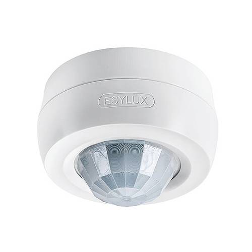 ESYLUX EB10431296 Decke, Aufputz Decken-Präsenzmelder 360 ° Weiß IP54