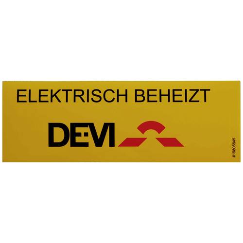 Danfoss 19805845 19-805845 Kennzeichnungsschilder Gelb