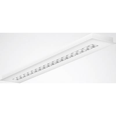 Eine moderne, rechteckige LED-Deckenleuchte mit mehreren Leuchtfeldern, ideal für Büro- oder Wohnräume.