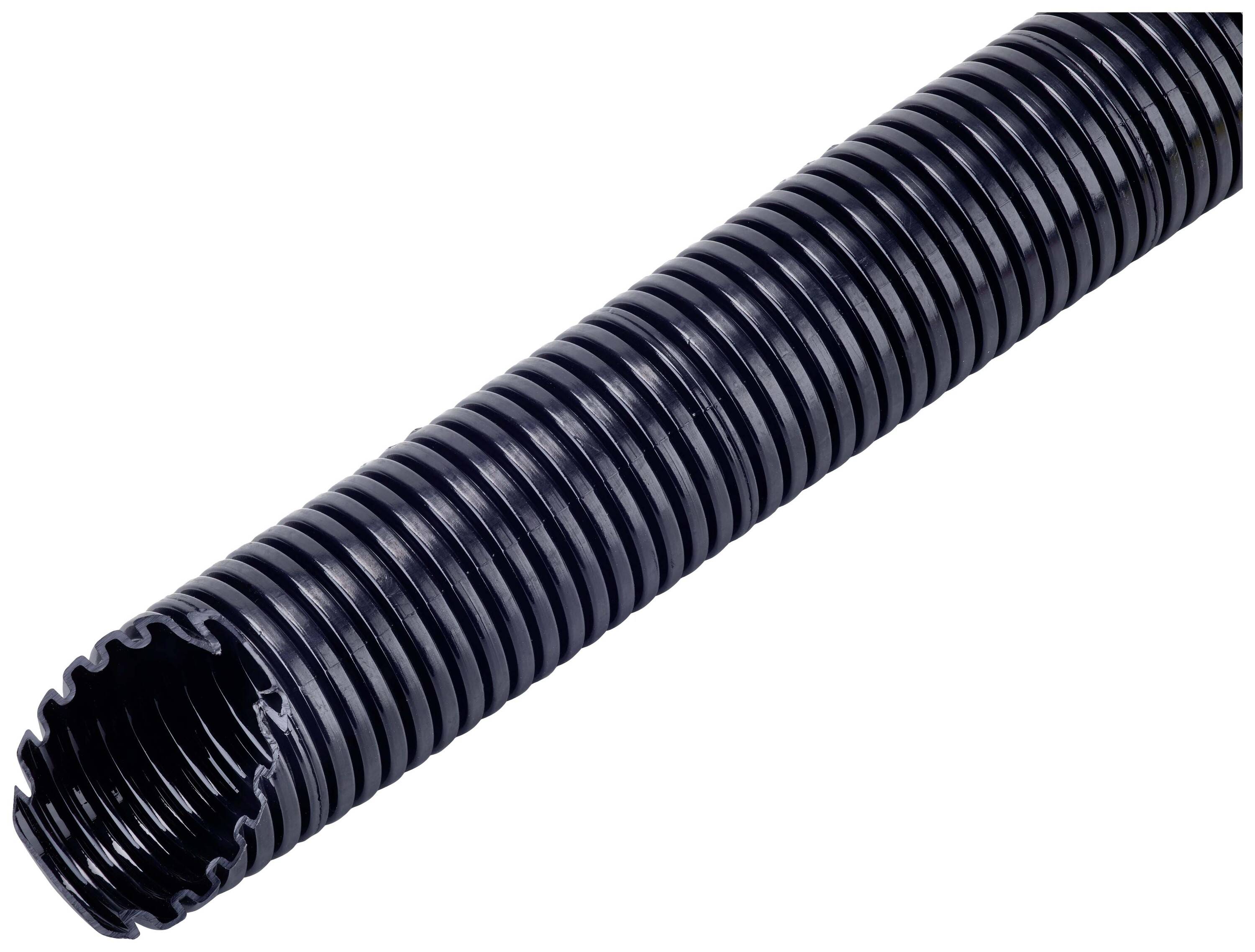 Fränkische Rohrwerke 4600001000 FTPSF-10B.50 Wellrohr Schwarz 9.9 mm 50 m