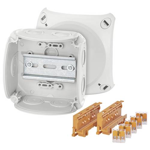 Hensel 62000232 Abzweigkasten (L x B x H) 104 x 104 x 70 mm Grau IP66 5 St.