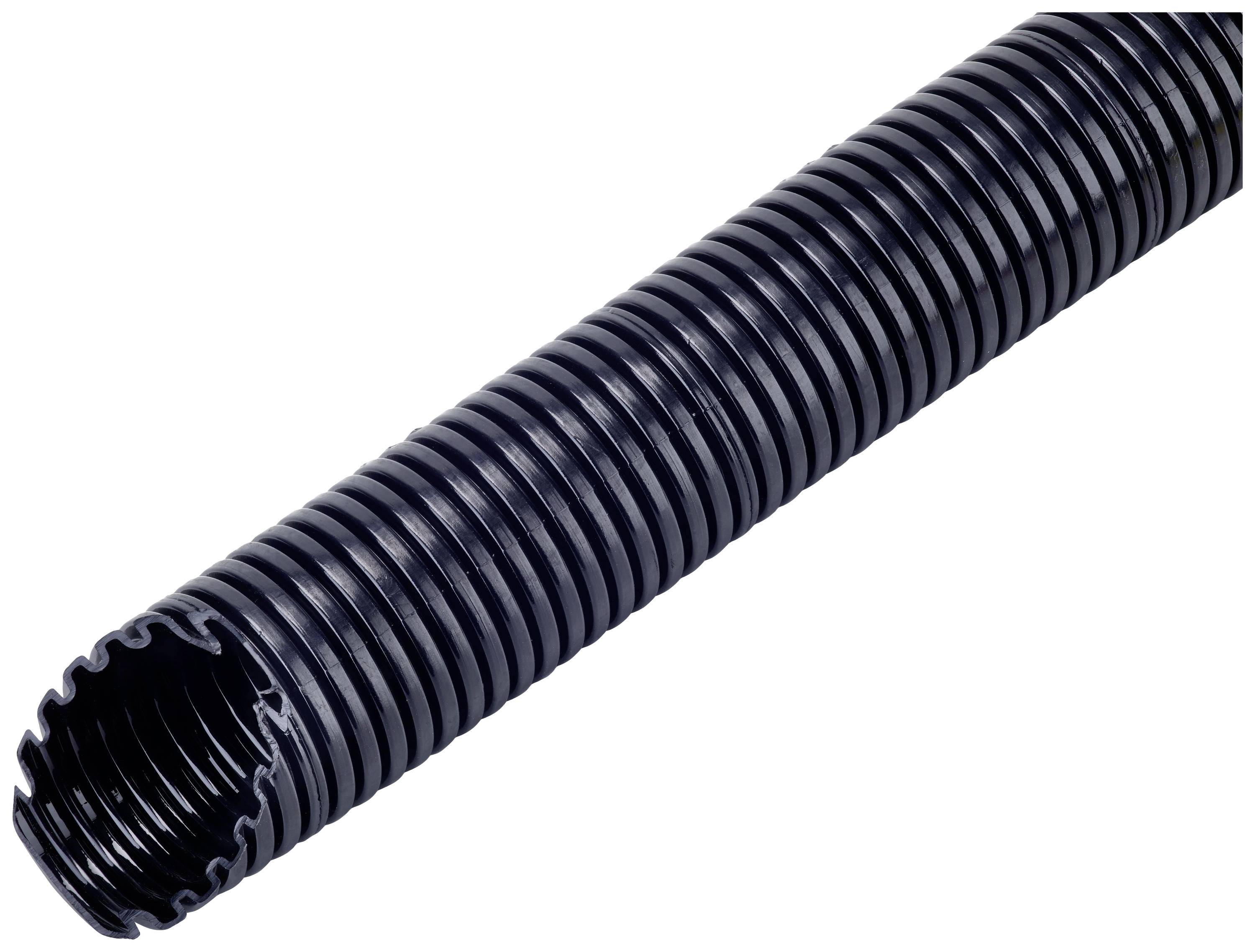 Fränkische Rohrwerke 4600001200 FTPSF-12B.50 Wellrohr Schwarz 12.5 mm 50 m