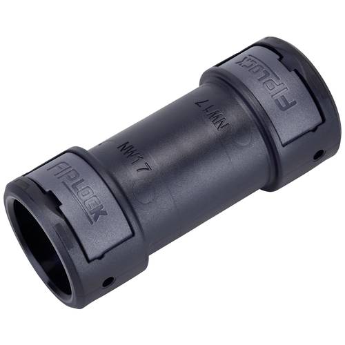Fränkische Rohrwerke 4891607600 ACPA-17B Wellrohrverbinder Schwarz Gerade 10 St.