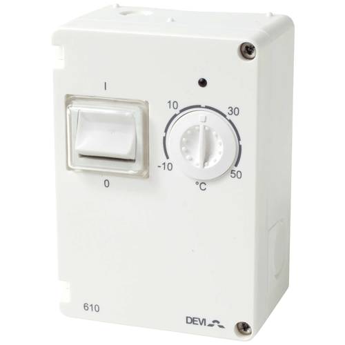 Devi 140F1080 Thermostat reg 610 -10 bis+50 C° - Weiß