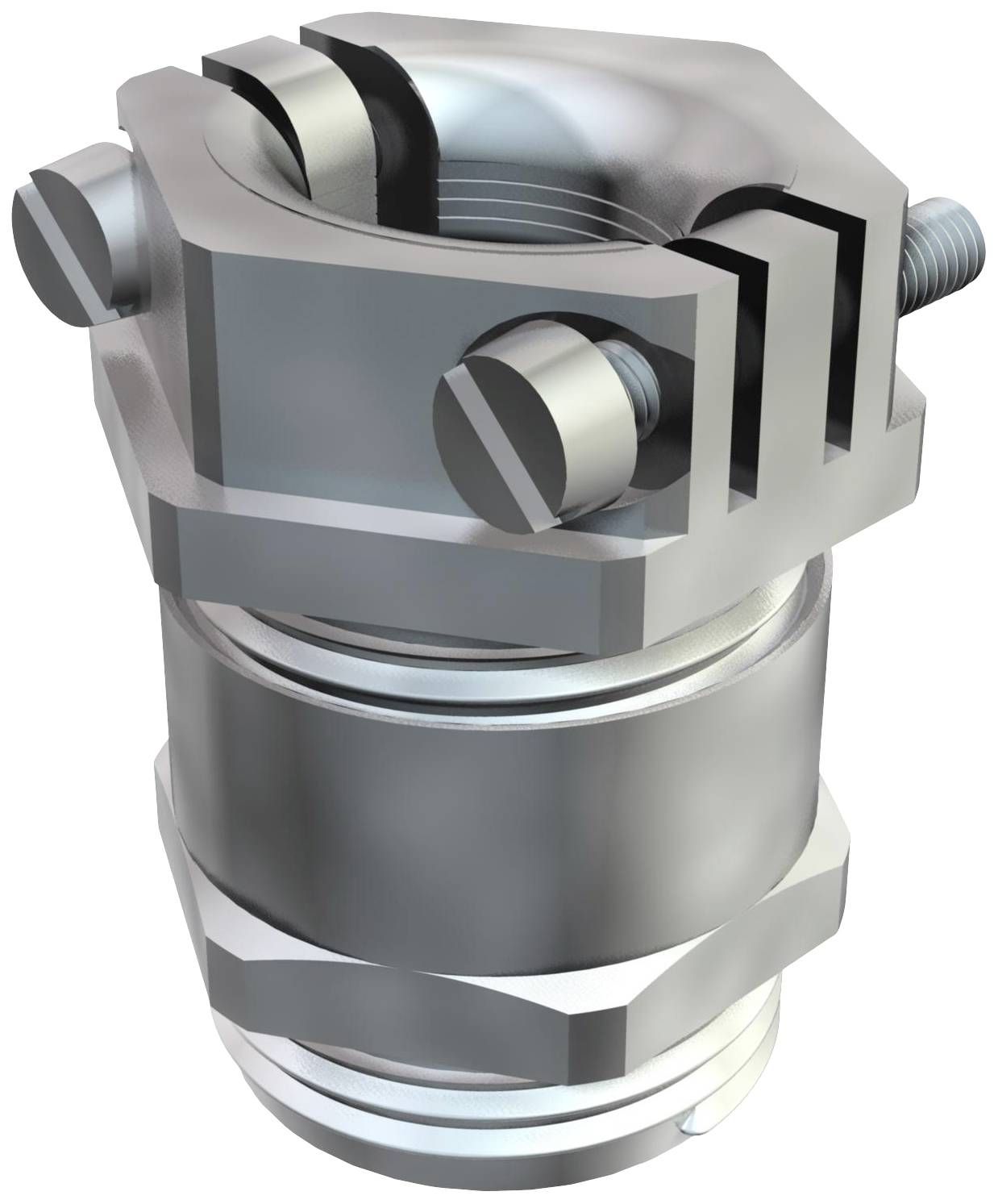 OBO Bettermann 2046113 Kabelverschraubung mit Zugentlastung, mit Dichtung PG11 Metall 1 St.